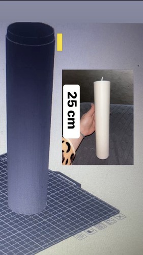 25cm pillar candle mold - mold,