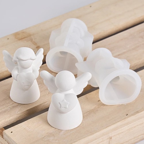 Angel wings silicone candle - angel,