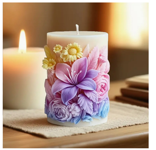 Pillar candle silicone - pillar,