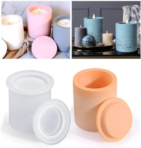 Silicone candle mould with - silicone,