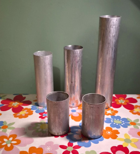 Pillar candle moulds - 5,
