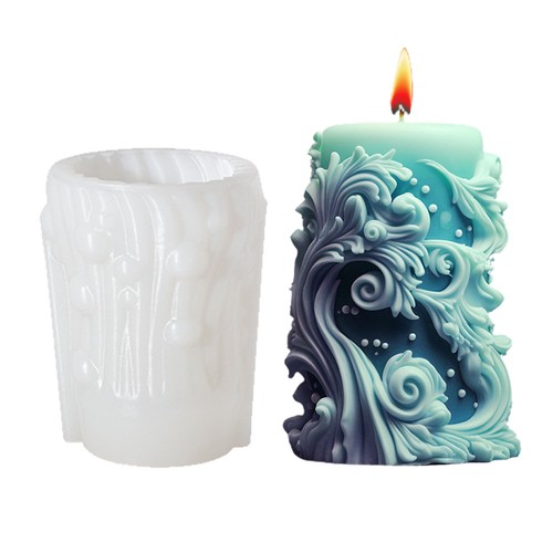Spiral cylinder candle mold - cylinder,