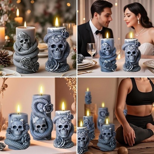 Rose skull snake scented - rose,