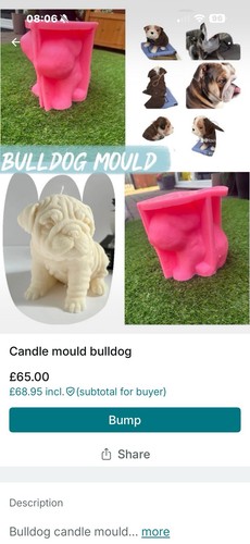 Silicone epoxy resin candle - silicone,