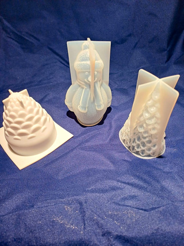 Silicone pillar candle mould - silicone,