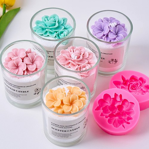 Flower silicone candle - flower,
