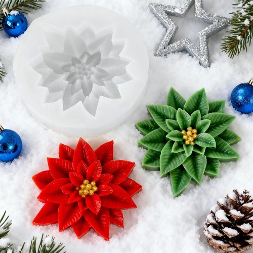 Holly silicone mould - holly, for