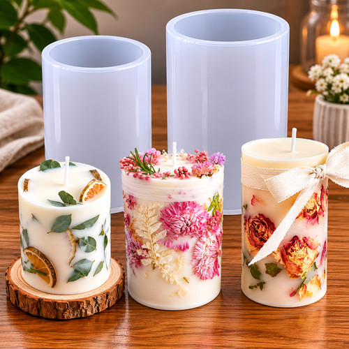 Silicone pillar candle - pillar, mould