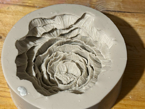 Silicone flower pillar candle - flower,