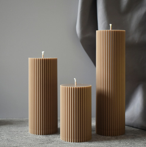 Various sizes ribbed pillar - sizes,