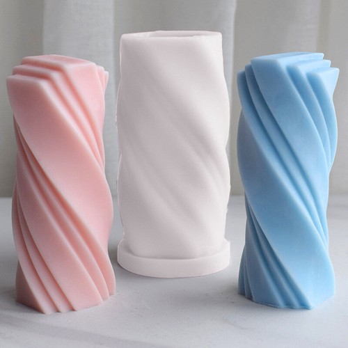 Spiral column candle silicone - candle,