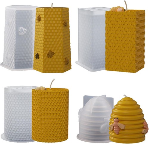 Pcs bee honeycomb candle - pcs,