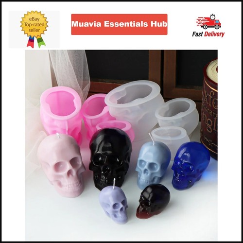 Silicone skull mold 3d - skull,
