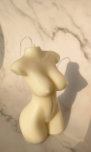 Silicone human body candle - silicone,