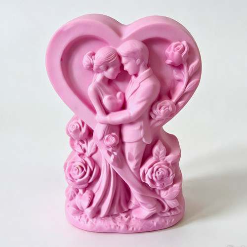 Heart bride groom - 3d,