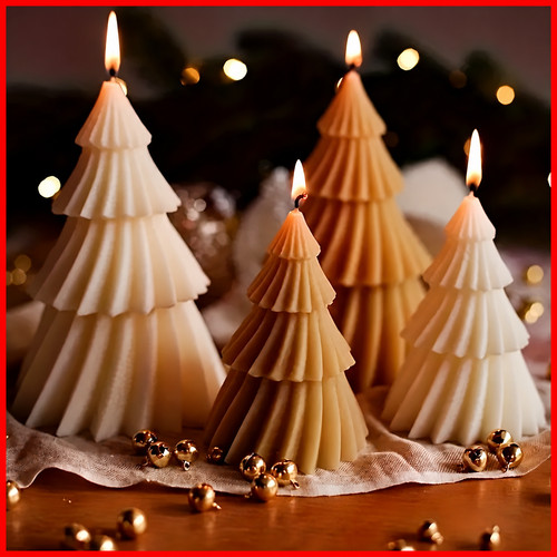Christmas tree silicone - 3d,