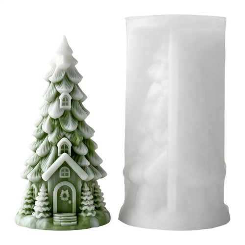 Christmas tree house silicone - christmas,