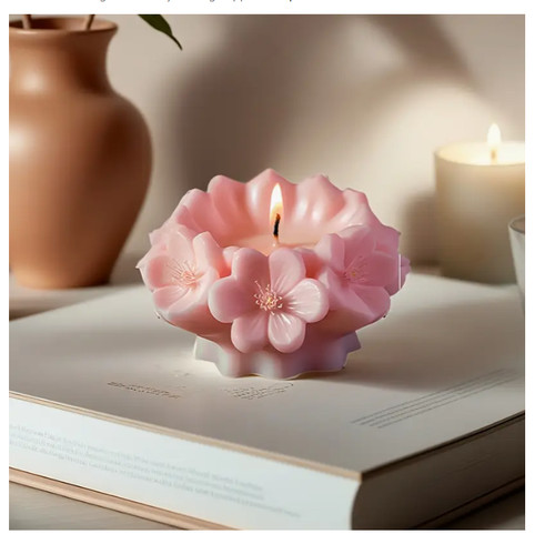 Pillar candle silicone mold - pillar,