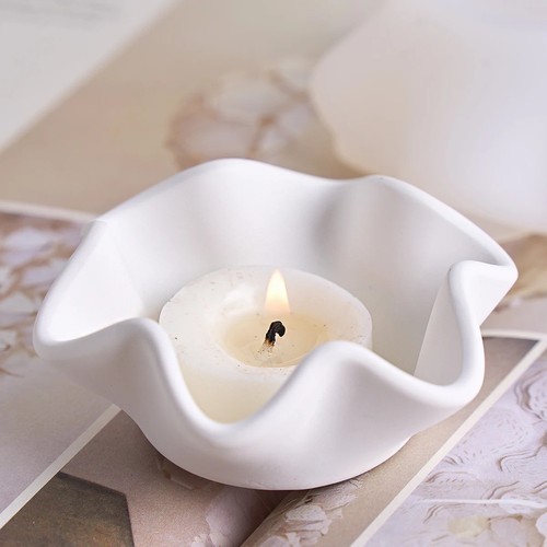Creative curved edge candle - creative,